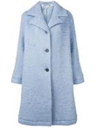 Mcq Alexander Mcqueen Perfectly Fitted Coat - Blue