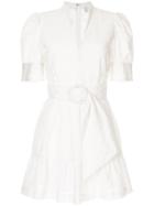 Rebecca Vallance Valentina Lace Mini Dress - White