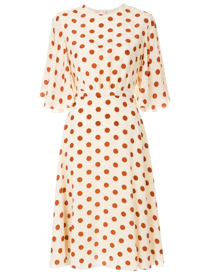 Karen Walker Poisoned Pawn Dress - Neutrals