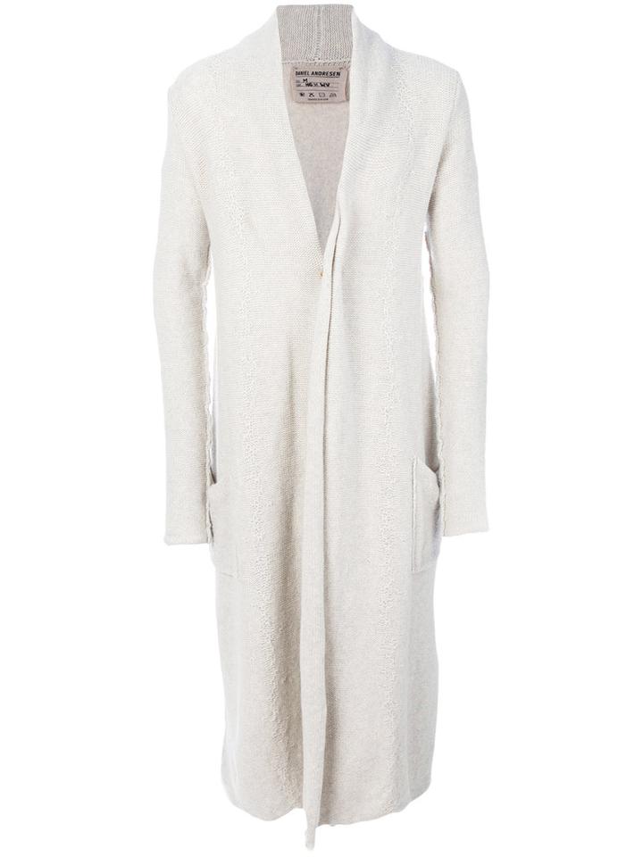 Daniel Andresen - Kalendula Cardigan - Men - Virgin Wool - Xs, Nude/neutrals, Virgin Wool
