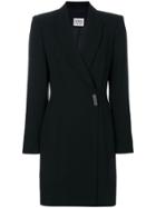 Gianfranco Ferre Vintage Concealed Fastening Coat - Black