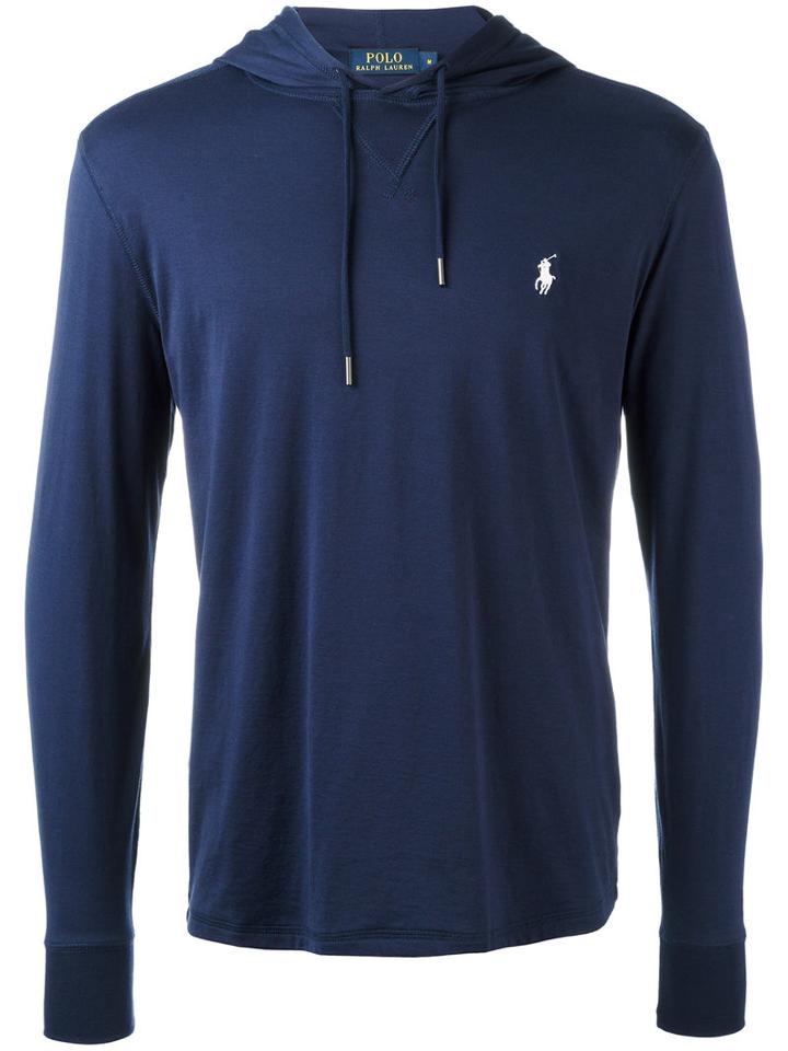 Polo Ralph Lauren Classic Hoodie, Men's, Size: Small, Blue, Cotton