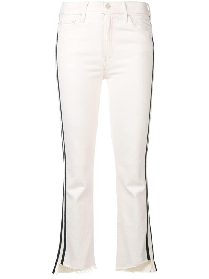 Mother Insider Cropped Jeans - White