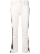 Mother Insider Cropped Jeans - White