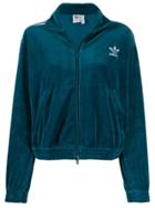 Adidas Velour Track Jacket - Blue