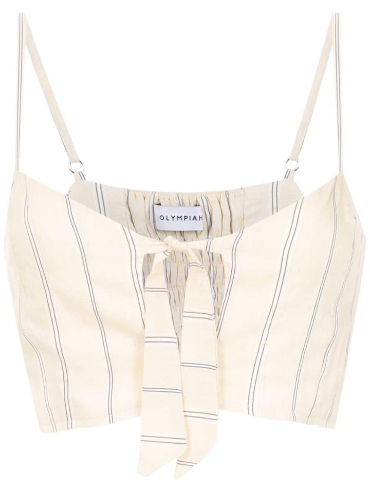 Olympiah Fiora Cropped Top - Yellow