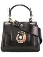 Trussardi Logo Plaque Cross-body Bag, Women's, Brown, Lamb Skin/polyester
