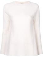 Allude Loose Fit Jumper - White