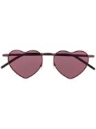 Saint Laurent Eyewear Heart Shaped Sunglasses - Pink