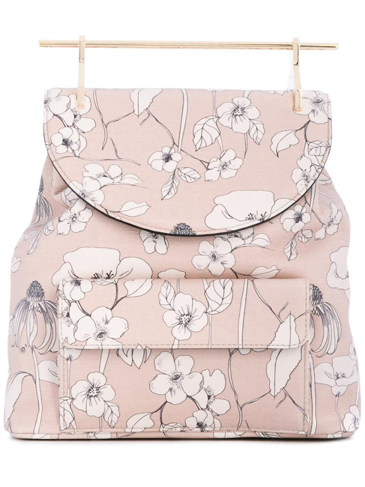 M2malletier Flower Backpack - Nude & Neutrals