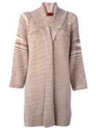 Missoni Open Mid Cardigan, Women's, Size: 44, Nude/neutrals, Wool
