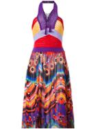 Roberto Cavalli Dreamscape Dress, Women's, Size: 40, Cotton