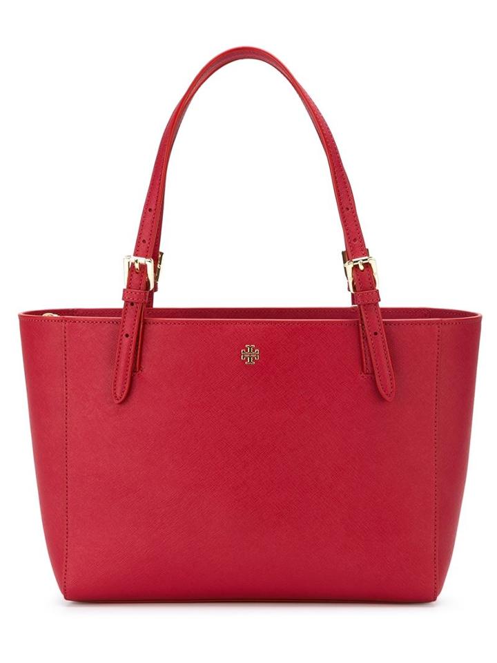 Tory Burch York Tote, Women's, Red, Leather