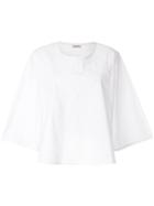 Zadig & Voltaire Tal Openwork Lace Trim Top - White