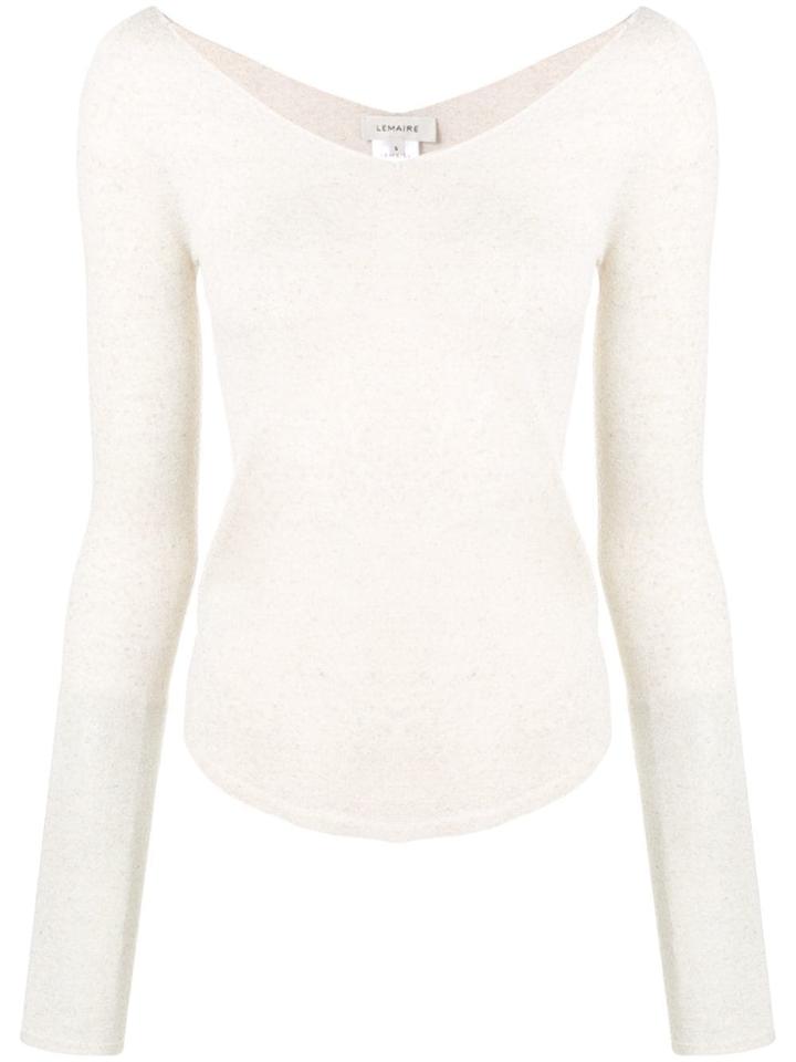 Lemaire V-neck Jumper - Neutrals