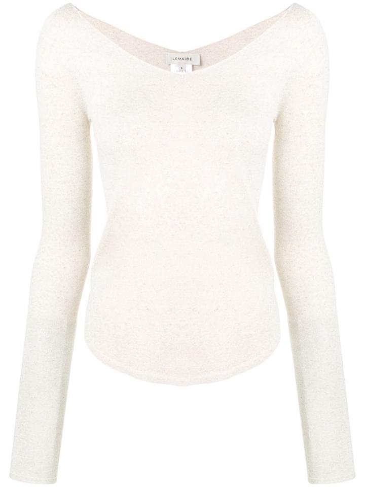 Lemaire V-neck Jumper - Neutrals