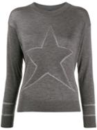 Lorena Antoniazzi Star Round Neck Sweater - Grey