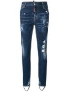 Dsquared2 Stirrup Ripped Jeans - Blue