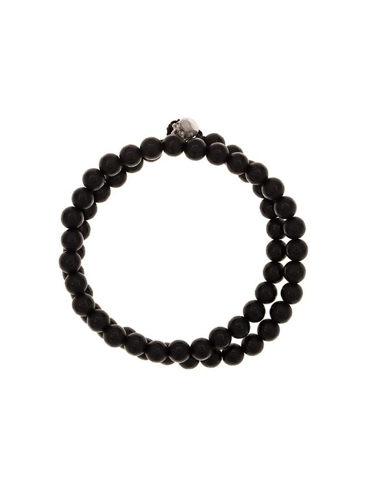 Luis Morais 'g6' Half Skull Toggle Bracelet, Men's, Brown