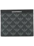 Emporio Armani Logo Stamp Cardholder - Black
