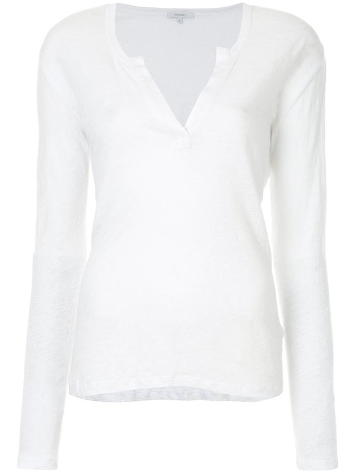 Venroy Henley Lightweight Jersey - White