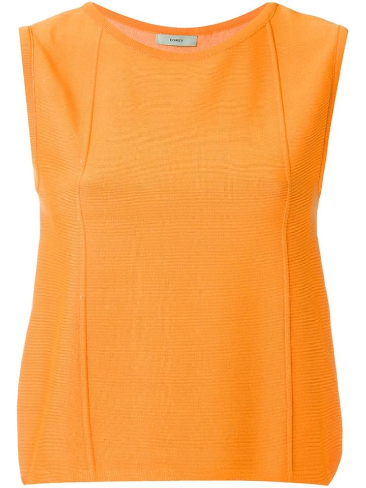 Egrey Knitted Top, Women's, Size: Medium, Yellow/orange, Spandex/elastane/viscose/polyimide