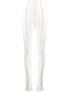 Murmur Hook Detail Skinny Trousers - White