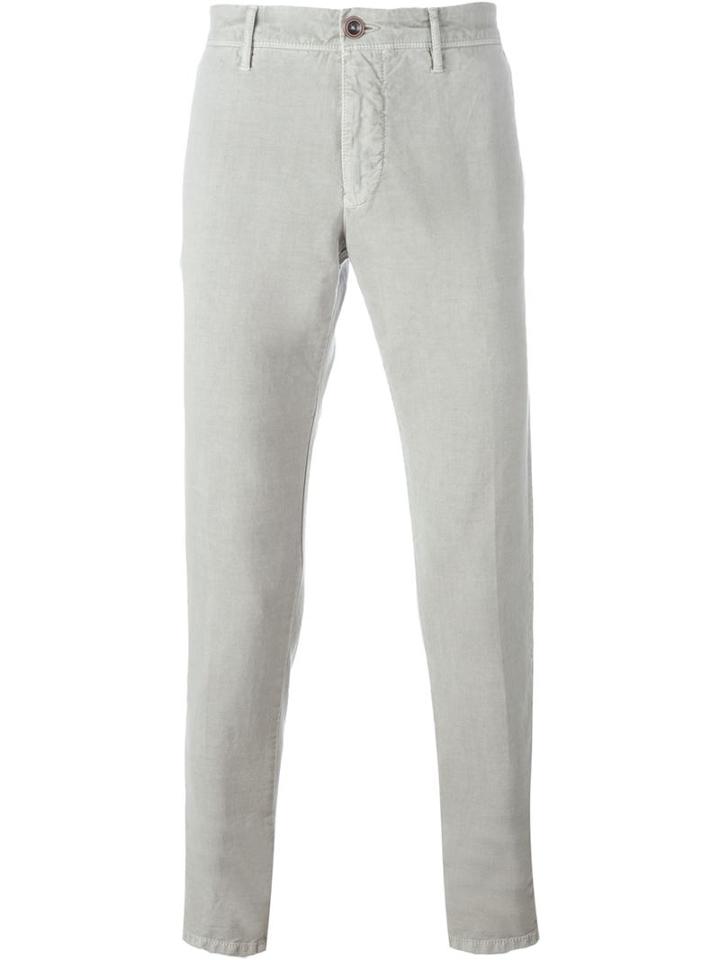 Incotex Classic Chinos, Men's, Size: 38, Nude/neutrals, Cotton/spandex/elastane
