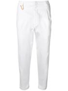 Low Brand Cropped Straight-leg Trousers - White