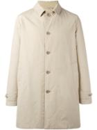 Aspesi Single Breasted Coat, Men's, Size: Large, Nude/neutrals, Cotton/polyester/polyamide