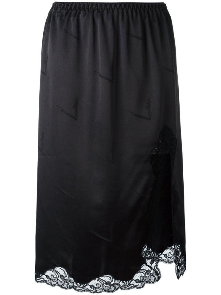 Alexander Wang Lace Trim Skirt - Black
