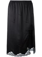 Alexander Wang Lace Trim Skirt - Black