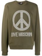 Love Moschino Peace & Love Sweatshirt - Green