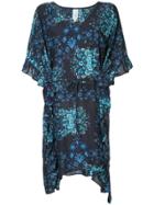 Seafolly Sunflower Ruffle Kaftan - Blue