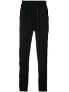 Private Stock Textured Stripe Track Trousers - Black