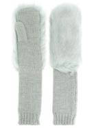 Urbancode Long Knitted Mittens - Green