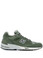 New Balance Stitching Detail Sneakers - Green