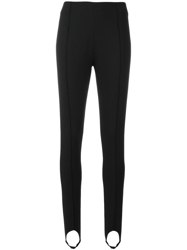 Federica Tosi Hem Cuff Skinny Trousers - Black