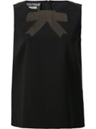 Boutique Moschino Cut Out Bow Blouse