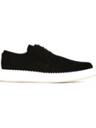 Mcq Alexander Mcqueen Rubber Sole Derby Shoes, Men's, Size: 41, Black, Calf Leather/leather/rubber