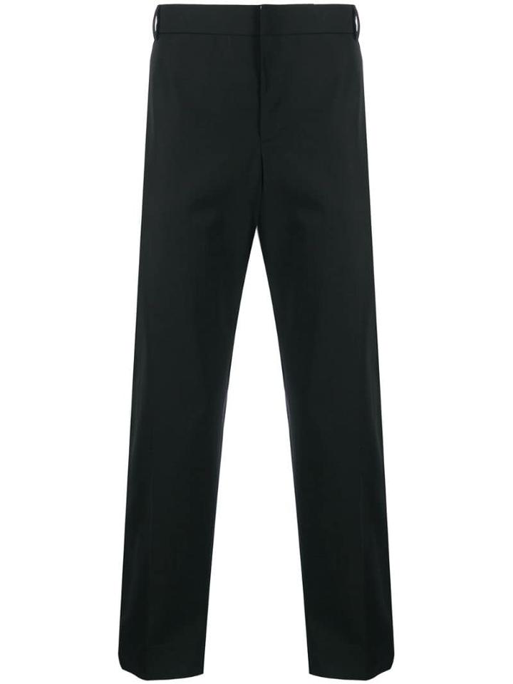 Maison Kitsuné Tailored Straight-leg Trousers - Black