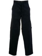 Comme Des Garçons Shirt Regular Corduroy Trousers - Blue