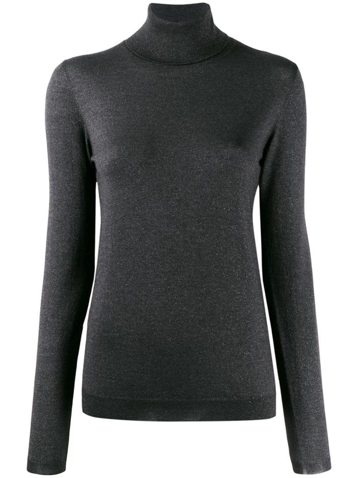 Brunello Cucinelli Roll Neck Sweatshirt - Grey