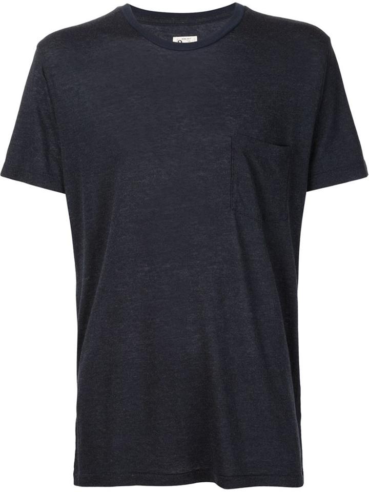 321 Chest Pocket T-shirt, Men's, Size: Xl, Blue, Cotton
