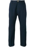 Pence - Efrem Trousers - Men - Silk/cotton - 46, Blue, Silk/cotton