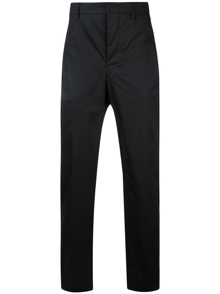 Lemaire Straight Leg Trousers - Black