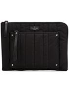 Valentino Stud Trim Pouch - Black