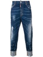 Dsquared2 80's Cropped Jeans - Blue