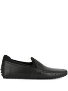 Tod's Mesh Panel Driving Shoes - Black