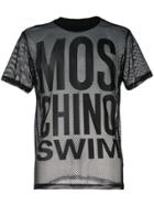 Moschino Mesh Fabric T-shirt - Black
